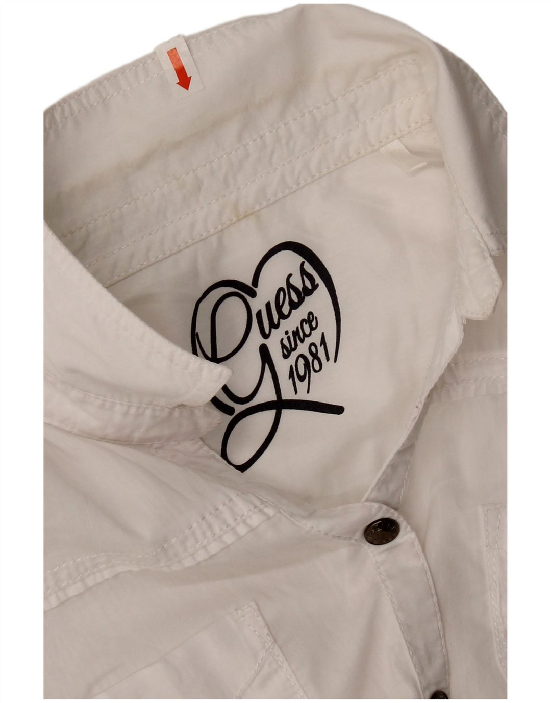 Guess T-Shirt für Mädchen, 11–12 Jahre, weiße Baumwolle