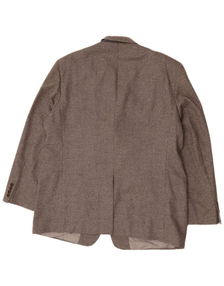 Marks & Spencer Herren-Blazer mit 3 Knöpfen, UK 46, XL, graue Wolle