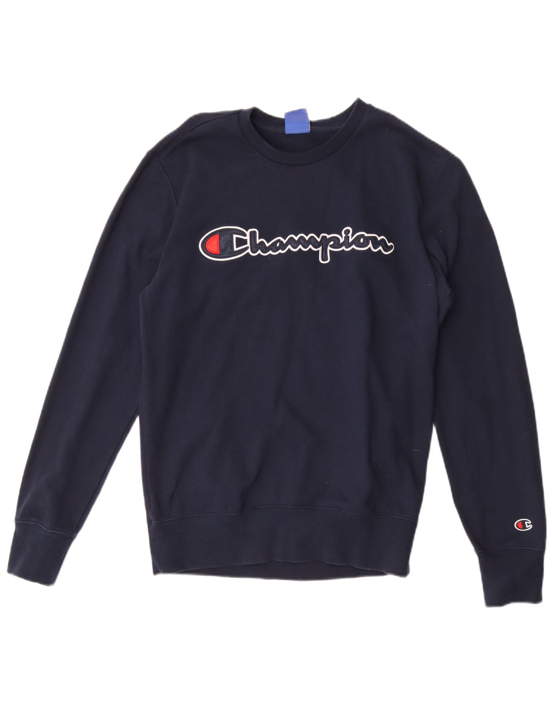 Champion Herren Grafik-Sweatshirt-Pullover, mittelmarineblaue Baumwolle