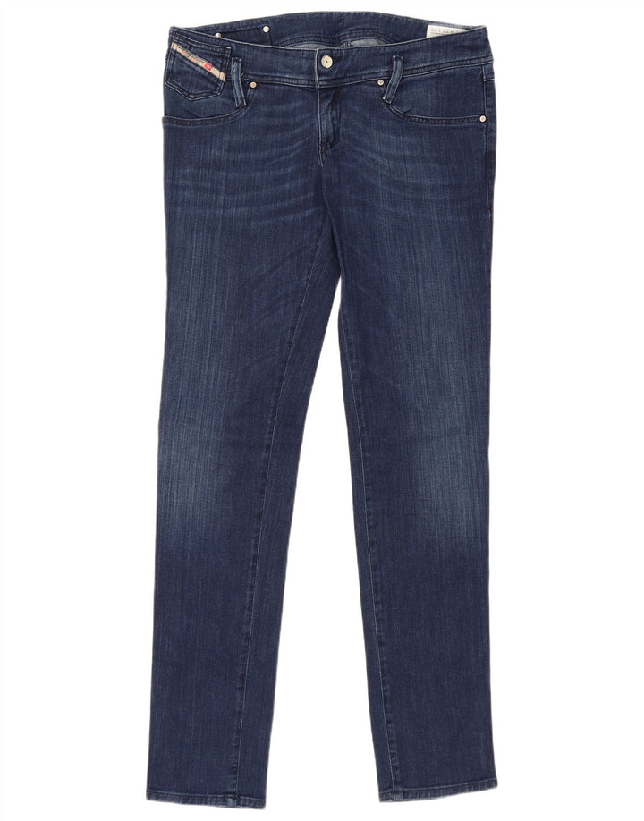 Diesel Damen Slim Jeans W32 L34 Blaue Baumwolle