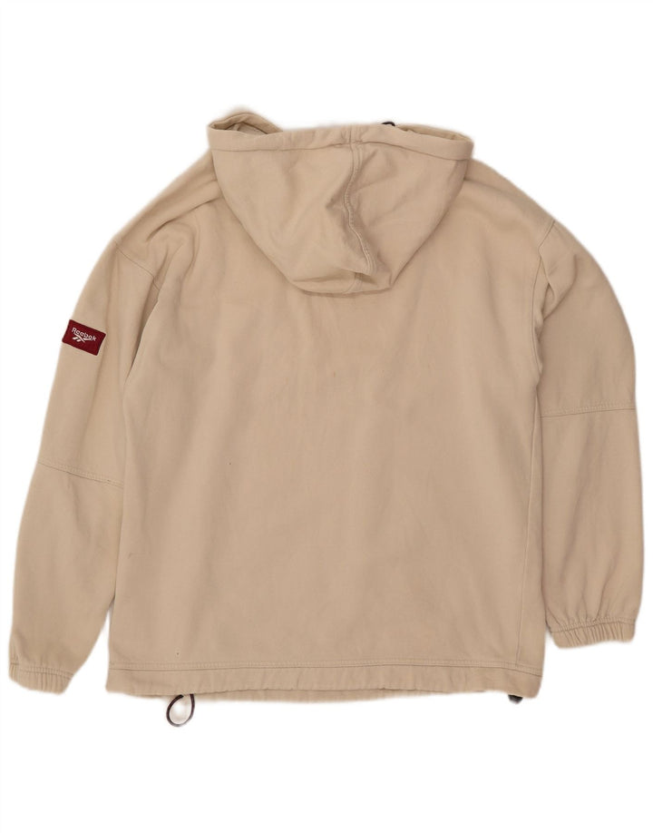 REEBOK Herren Loose Fit Kapuzenpullover XS Off White