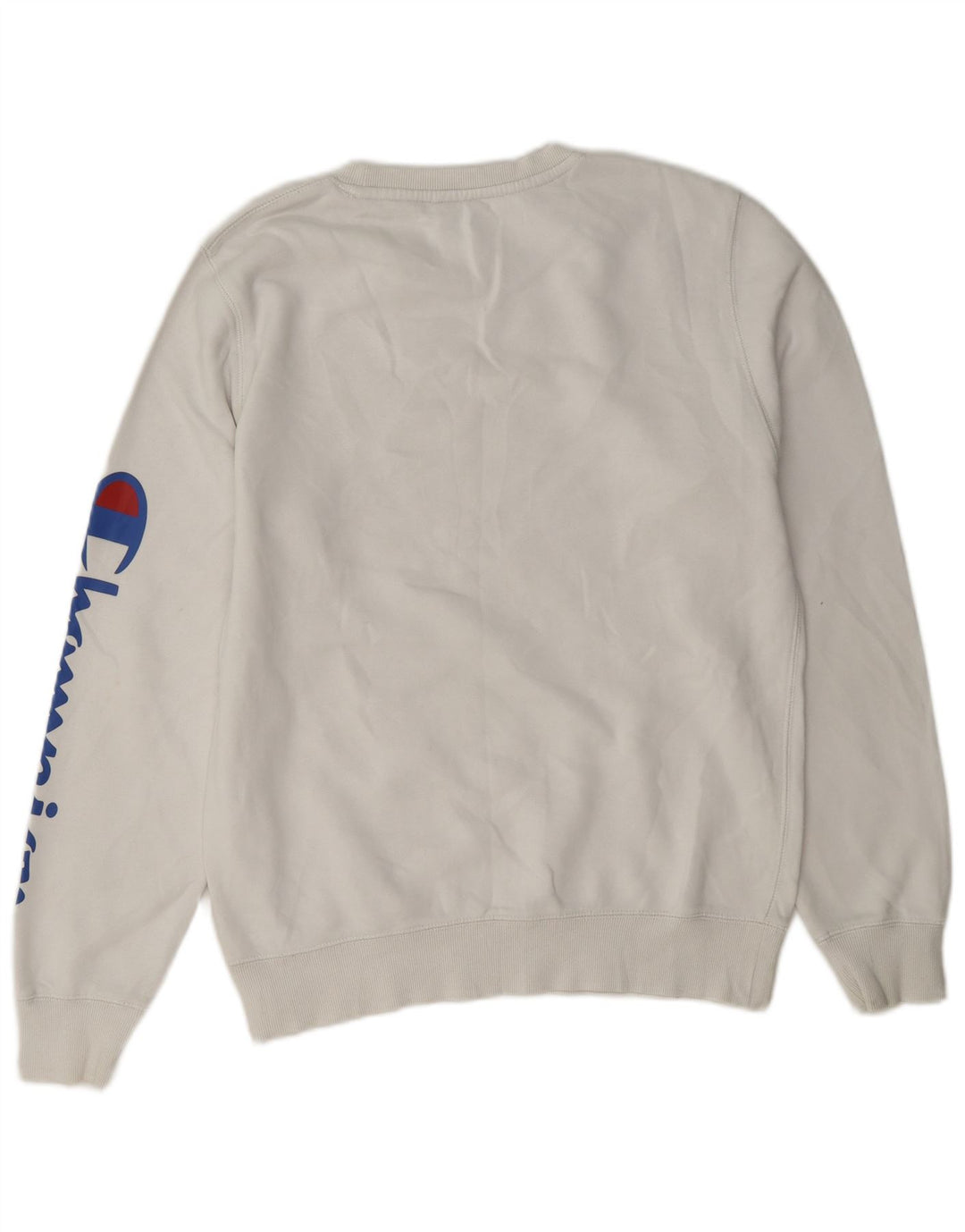 Champion Herren-Sweatshirt mit Grafik, Größe S, weiße Baumwolle