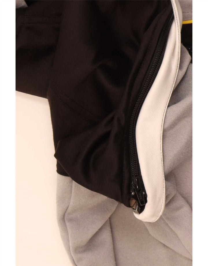 Fila Herren-Trainingsanzug-Top-Jacke IT 50 Mittelgraues Colourblock-Polyester