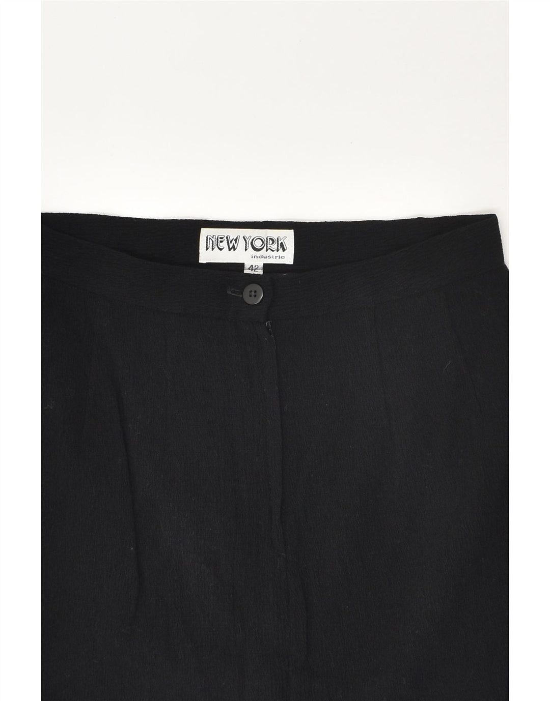 VINTAGE Womens Pencil Skirt IT 42 Medium W28 Black Wool | Vintage Vintage | Thrift | Second-Hand Vintage | Used Clothing | Messina Hembry 