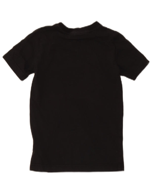 Adidas T-Shirt mit Grafik für Jungen, 7–8 Jahre, schwarze Baumwolle