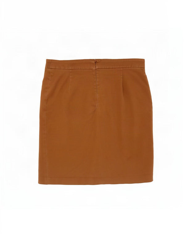 Gerader Rock für Damen von Laura Ashley, UK 16, Größe L W36, Beige, Baumwolle