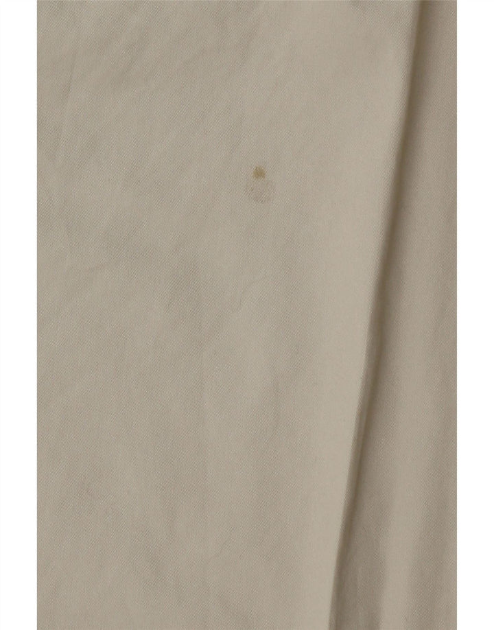 Gerade Herren-Chinohose von Marks & Spencer, W38, L27, graue Baumwolle