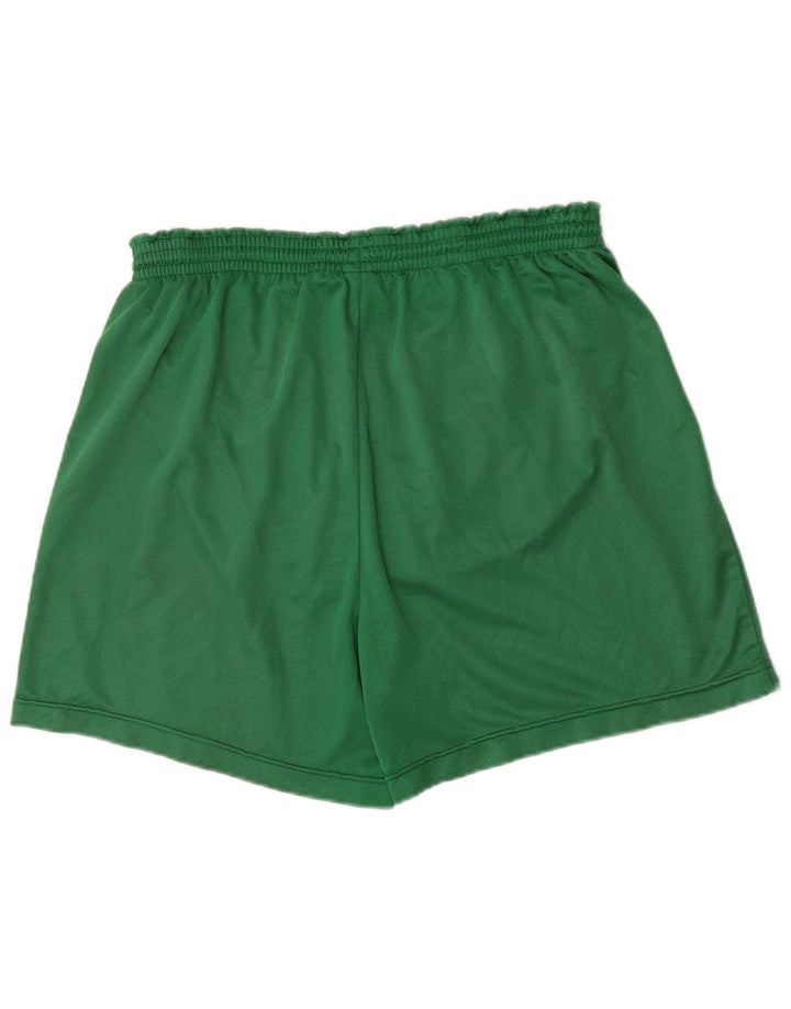 Nike Herren-Sportshorts XL, grünes Fischgrätenmuster aus Polyester