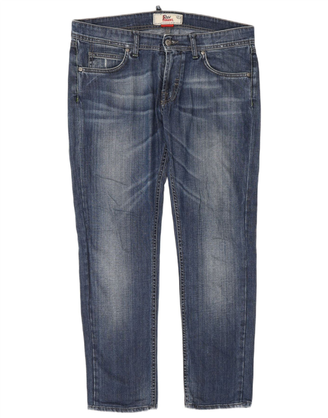 Roy Rogers Damen Slim Jeans W32 L28 Blaue Baumwolle