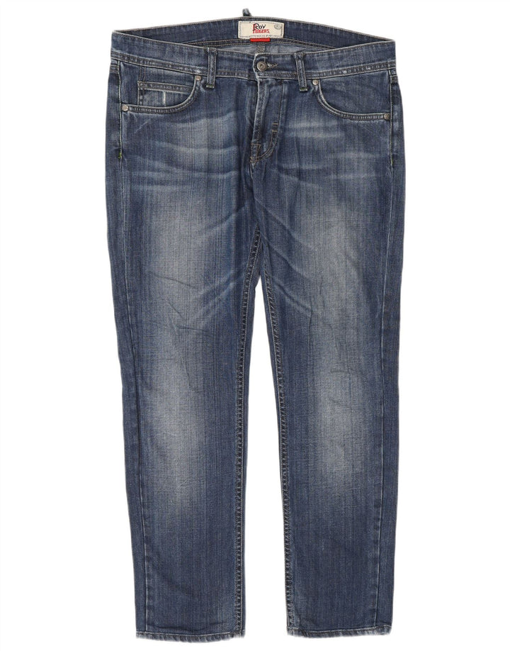 Roy Rogers Damen Slim Jeans W32 L28 Blaue Baumwolle