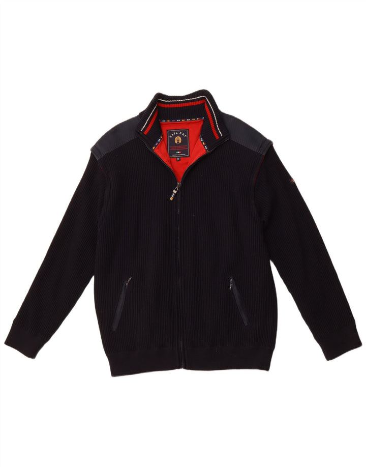 SAIL EXP Herren Yachting Cardigan Pullover 4XL Marineblau