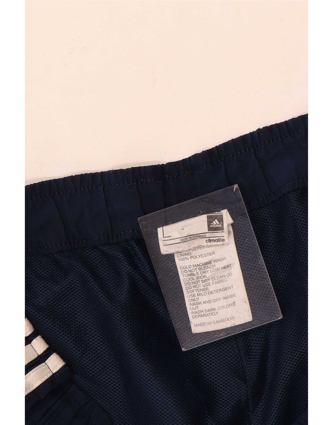 Adidas Herren-Sportshorts, groß, marineblau, Polyester