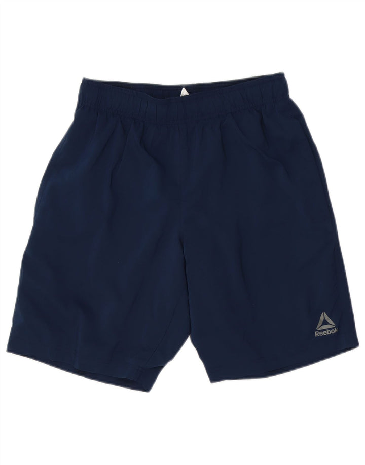 Reebok Herren Sportshorts Klein Navyblau Polyester