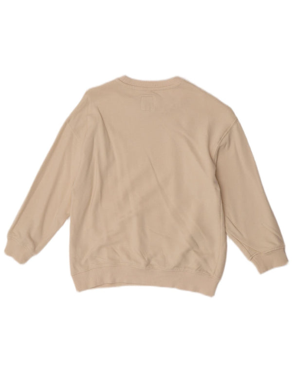 Zara Mädchen-Sweatshirt mit 3/4-Ärmeln, 9–10 Jahre, aus weißer Baumwolle