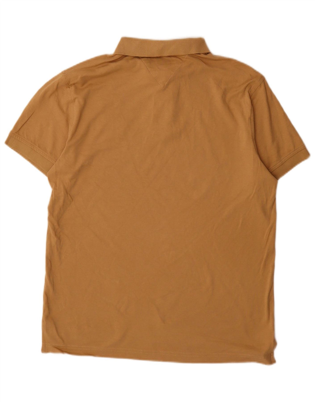 Tommy Hilfiger Herren-Poloshirt mit normaler Passform, mittelbraune Baumwolle