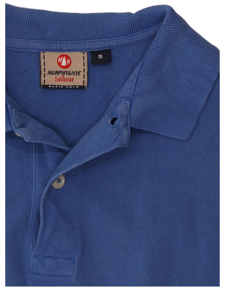 Murphy & Nye Herren-Poloshirt, Größe S, Blau