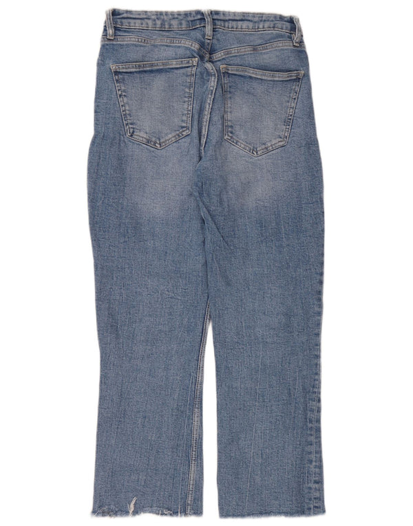 Zara Damen Bootcut Jeans EU 36 XS W26 L25 Blau