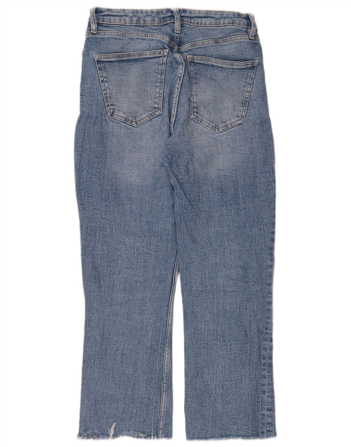 Zara Damen Bootcut Jeans EU 36 XS W26 L25 Blau