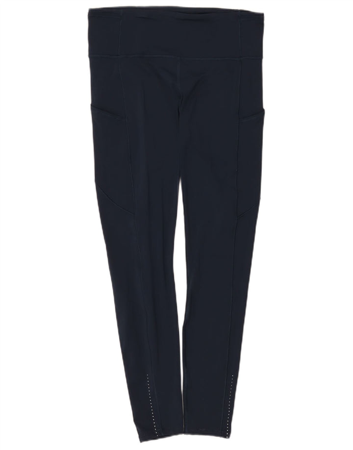 Lululemon Damen-Leggings mit hoher Taille, US 10, Größe L, Marineblau