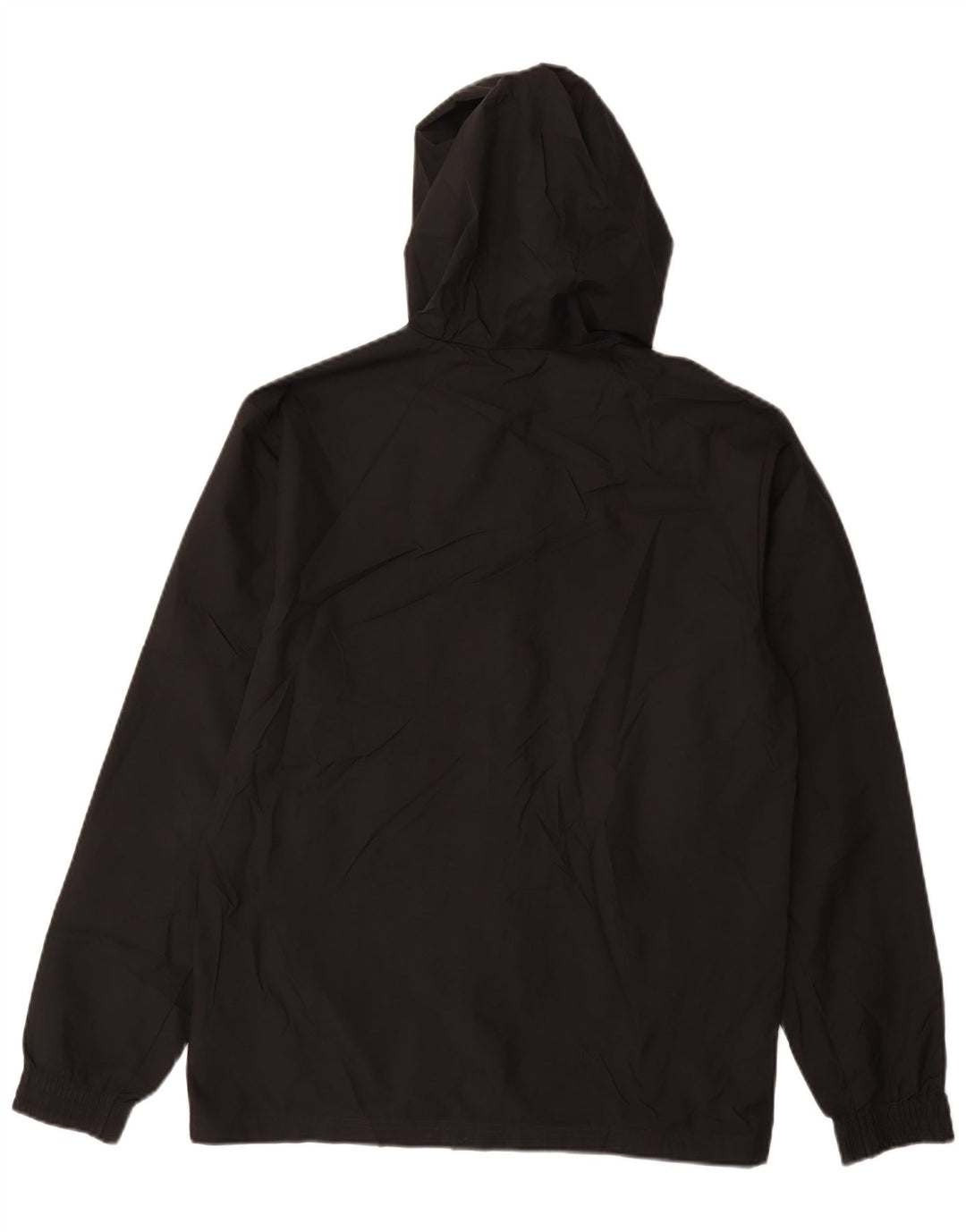 Adidas Herren Kapuzen-Regenjacke UK 36 Small Schwarz Polyester