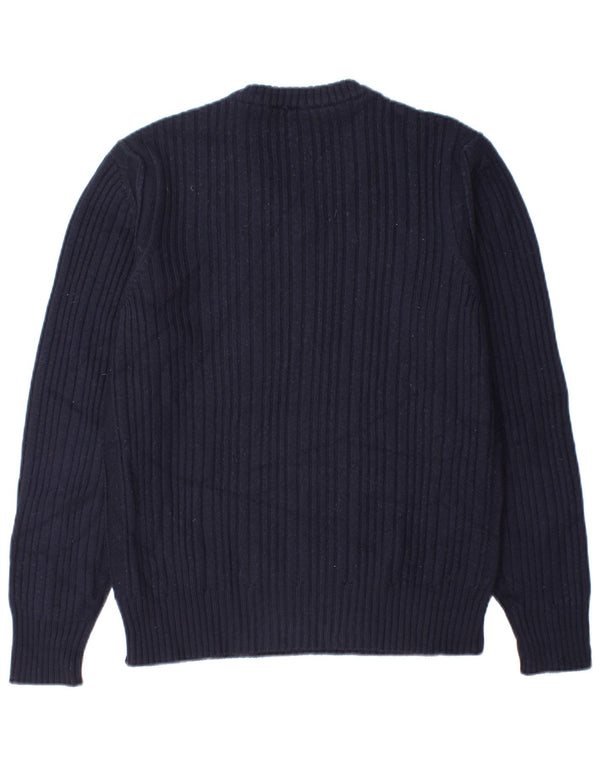 Gas Jungen-Pullover mit V-Ausschnitt, 15–16 Jahre, XL, marineblaue Wolle