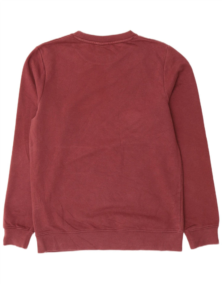 Jack & Jones Herren-Sweatshirt mit Grafik, groß, Burgunderrot, Baumwolle