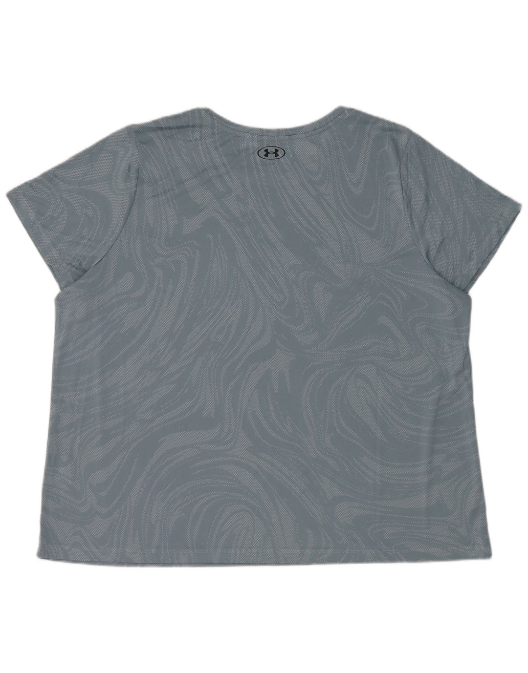 Under Armour Damen T-Shirt Top 2XL Blau Geometrisch Polyester
