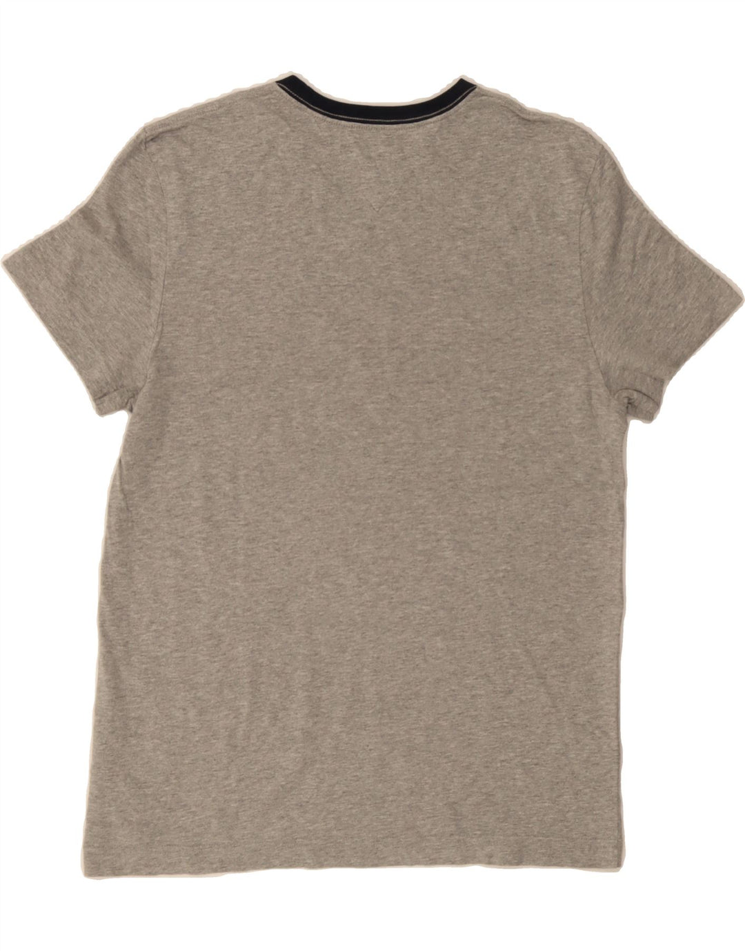 TOMMY HILFIGER Mens Graphic T-Shirt Top Small Grey Cotton Vintage Tommy Hilfiger and Second-Hand Tommy Hilfiger from Messina Hembry 