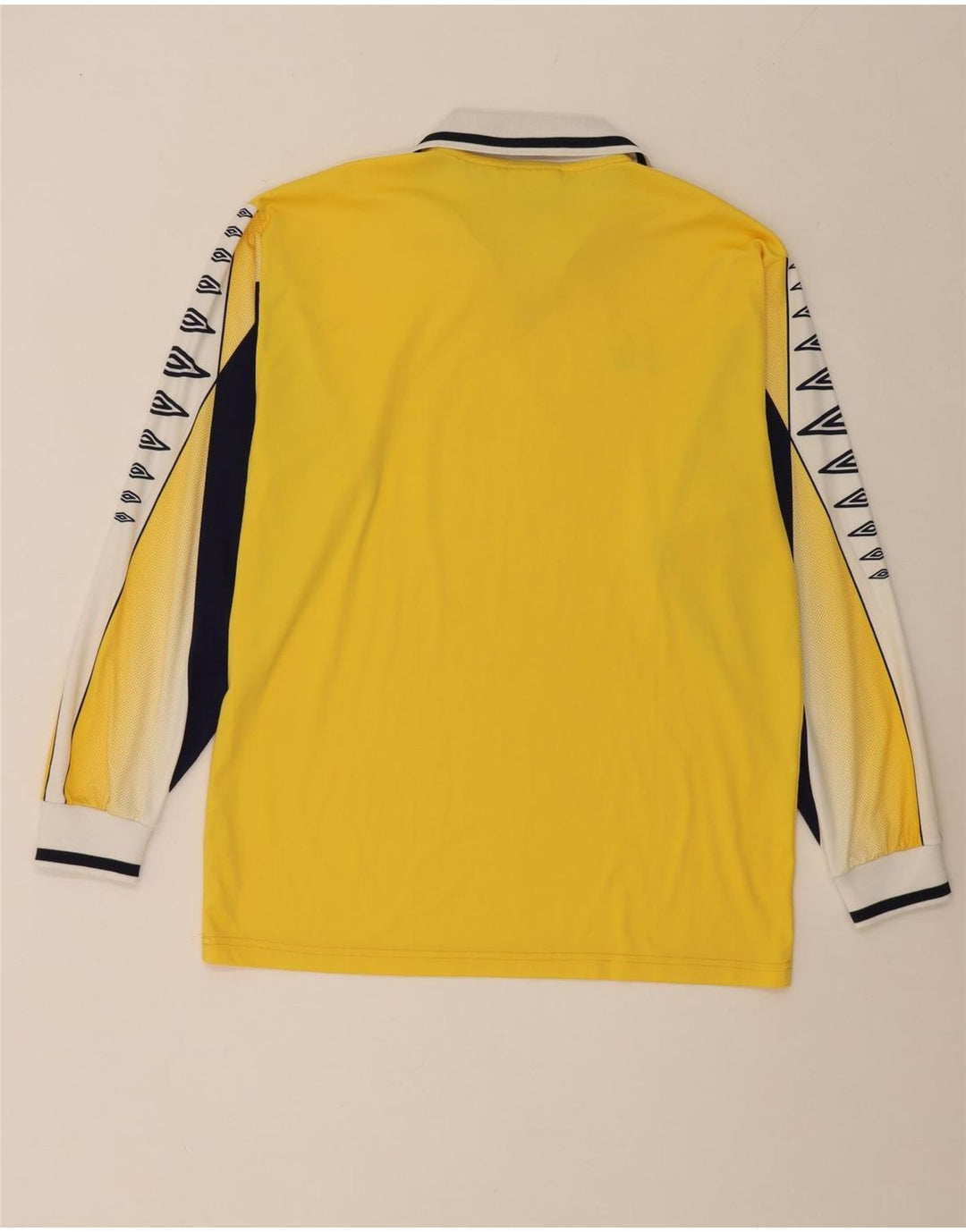 Umbro Herren-Grafik-2-teiliges Set XL, gelbes Farbblock-Polyester