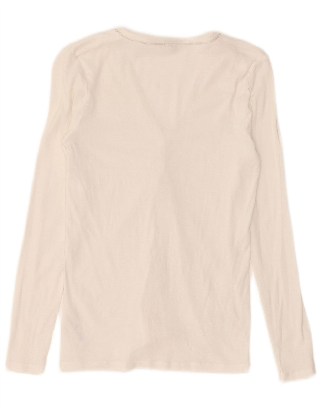 Massimo Dutti Damen Cardigan Top UK 8 Small Weiße Baumwolle