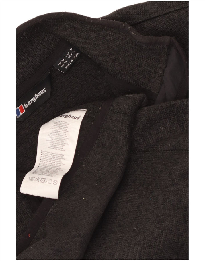 Berghaus Herren-Trainingsanzugoberjacke aus mittelgrauem Polyester