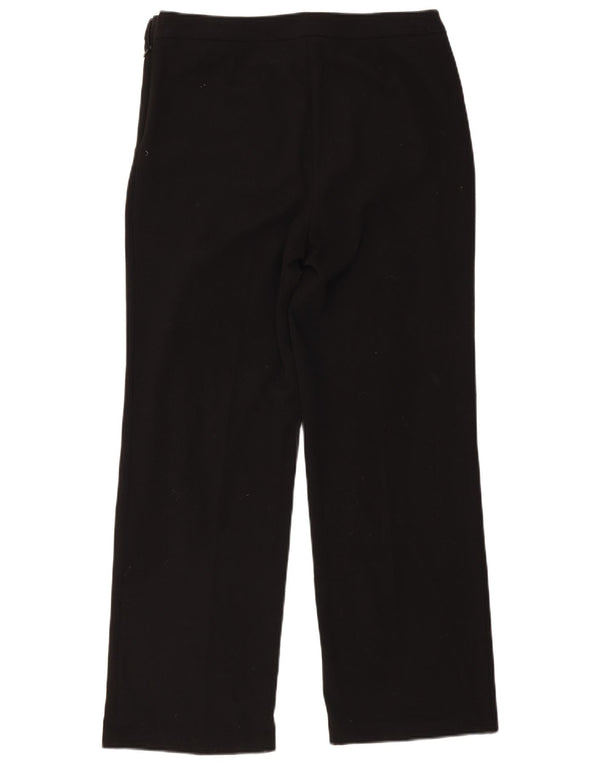 Marks & Spencer Damen-Freizeithose mit weitem Bein, UK 14, Größe L W32 L30, Schwarz