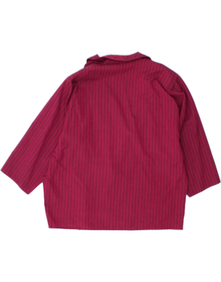 YESSICA Womens Longline Oversized Blazer Jacket EU 40 Medium Burgundy Vintage Yessica and Second-Hand Yessica from Messina Hembry 
