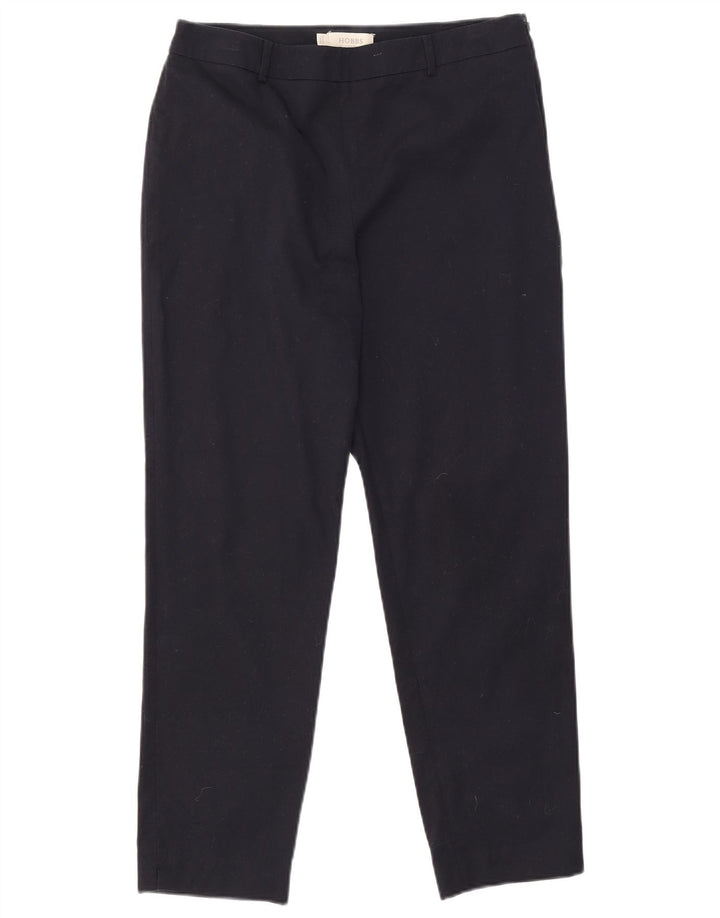 Hobbs Damen-Hose mit kurzem Schnitt, UK 12, M, W30, L25, Marineblau