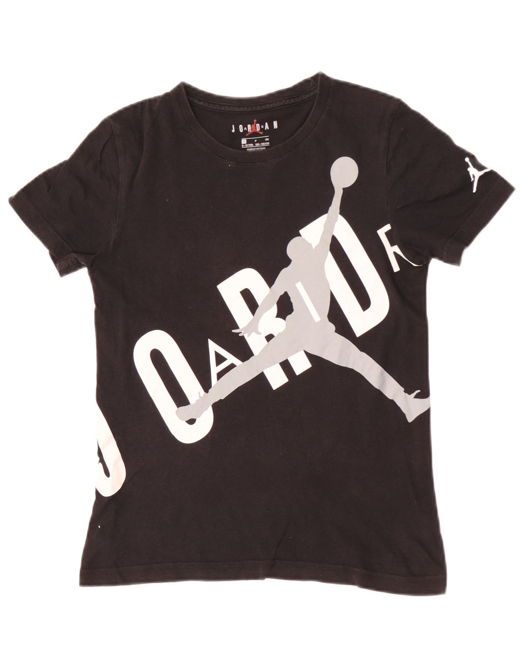 Jordan T-Shirt mit Grafik für Jungen, 8–9 Jahre, Größe S, Schwarz