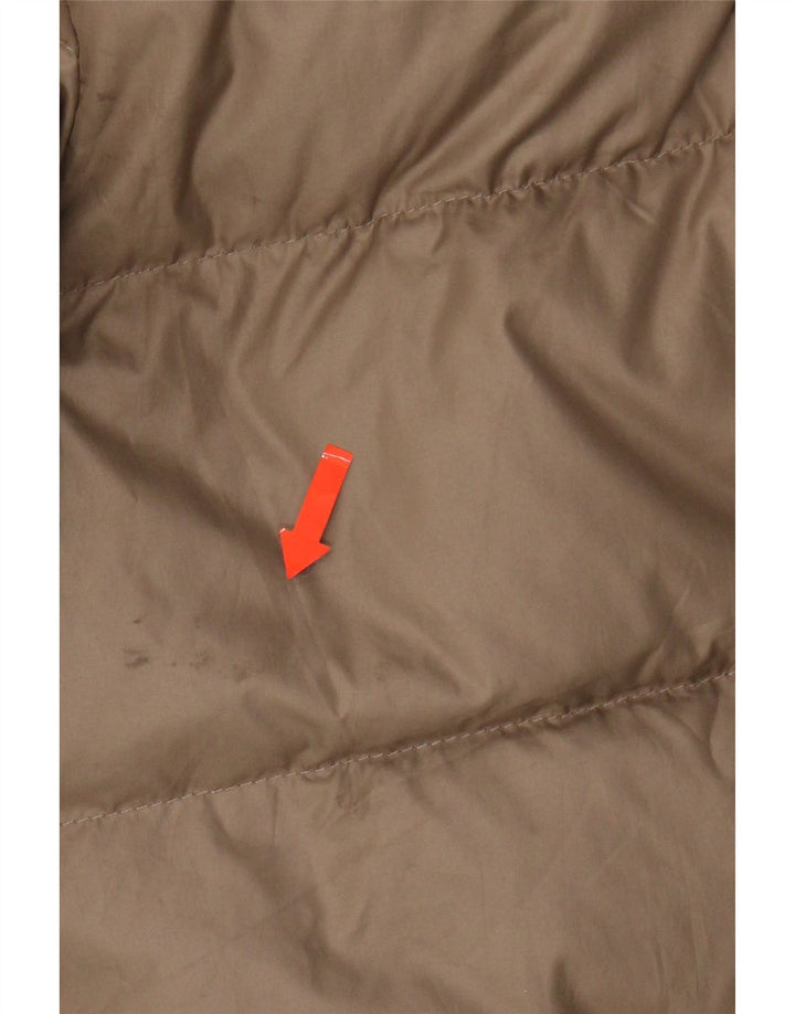 FILA Womens Hooded Padded Jacket UK 18 XL Brown Polyester Vintage Fila and Second-Hand Fila from Messina Hembry 