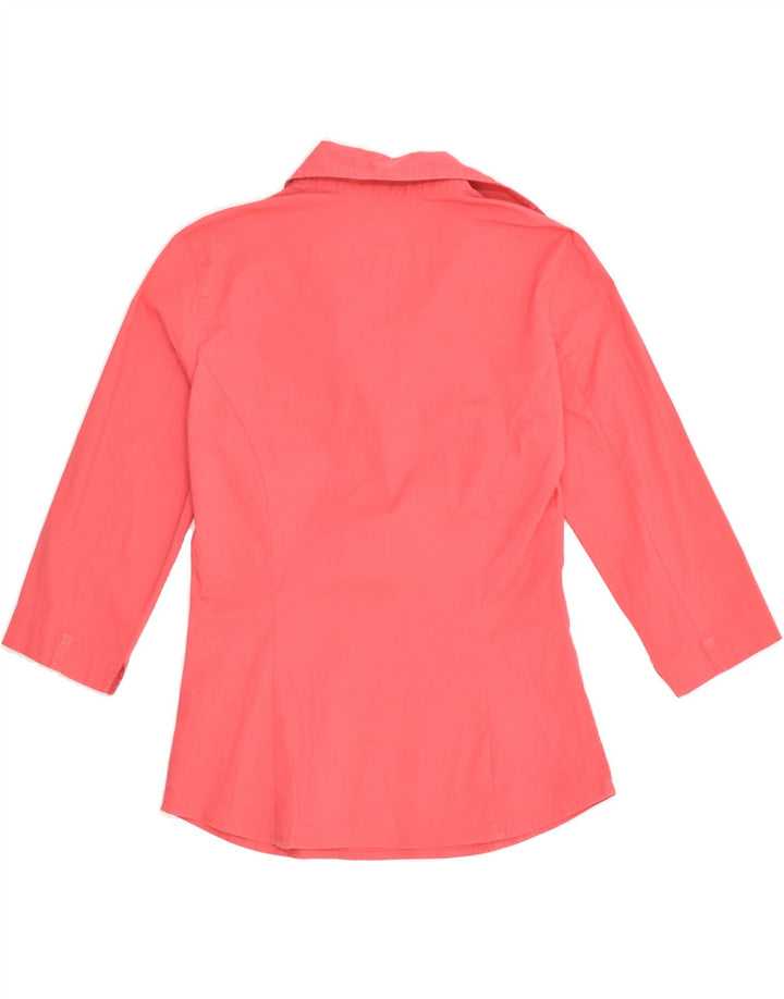 BENETTON Womens Pullover Shirt UK 12 Medium Pink | Vintage Benetton | Thrift | Second-Hand Benetton | Used Clothing | Messina Hembry 