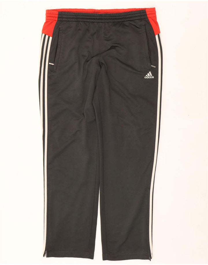 ADIDAS Mens Tracksuit Trousers UK 40/42 Medium  Grey Colourblock Polyester Vintage Adidas and Second-Hand Adidas from Messina Hembry 