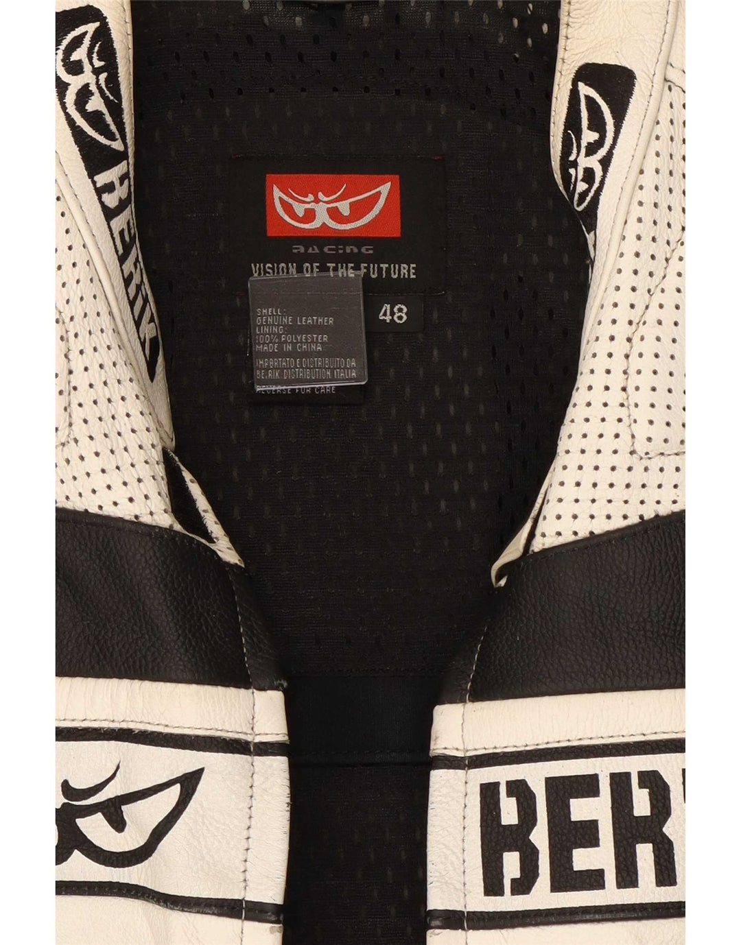 Berik Herren Motorrad Grafik 2-teiliges Set IT 48 Medium W30 L27 Weiß