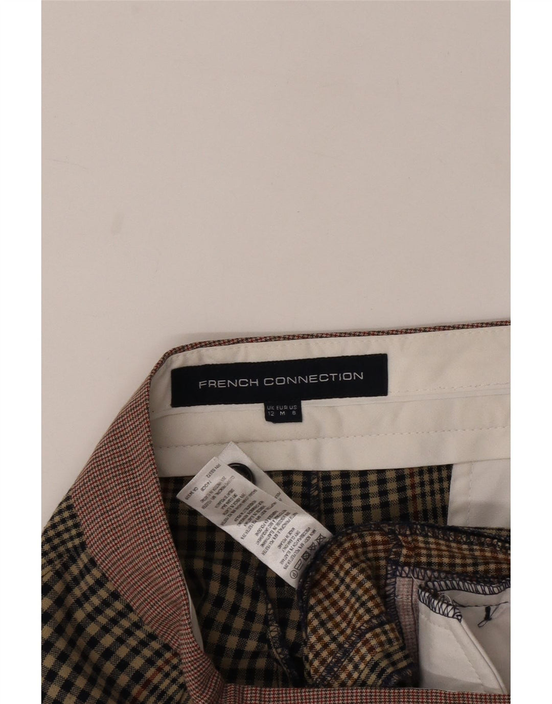 French Connection Damen Chinohose UK 12 Medium W32 L28 Mehrfarbig