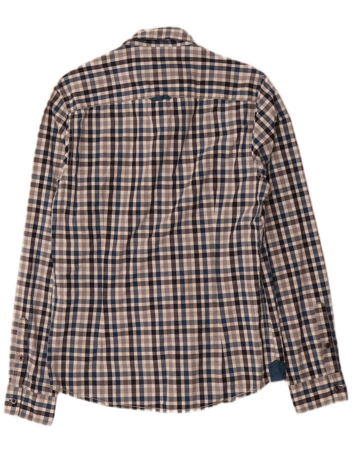 Guess Slim-Fit-Hemd für Herren, klein, mehrfarbig, Gingham-Baumwolle