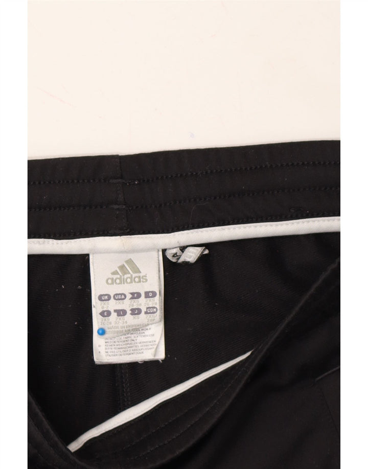 ADIDAS Womens Climalite Tracksuit Trousers UK 0/2 2XS  Black Polyester Vintage Adidas and Second-Hand Adidas from Messina Hembry 