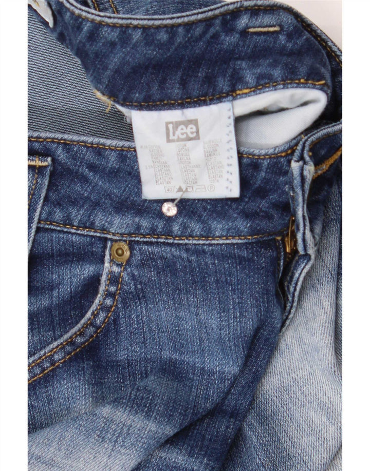 Lee Damen Leola Bootcut Jeans W30 L35 Blaue Baumwolle