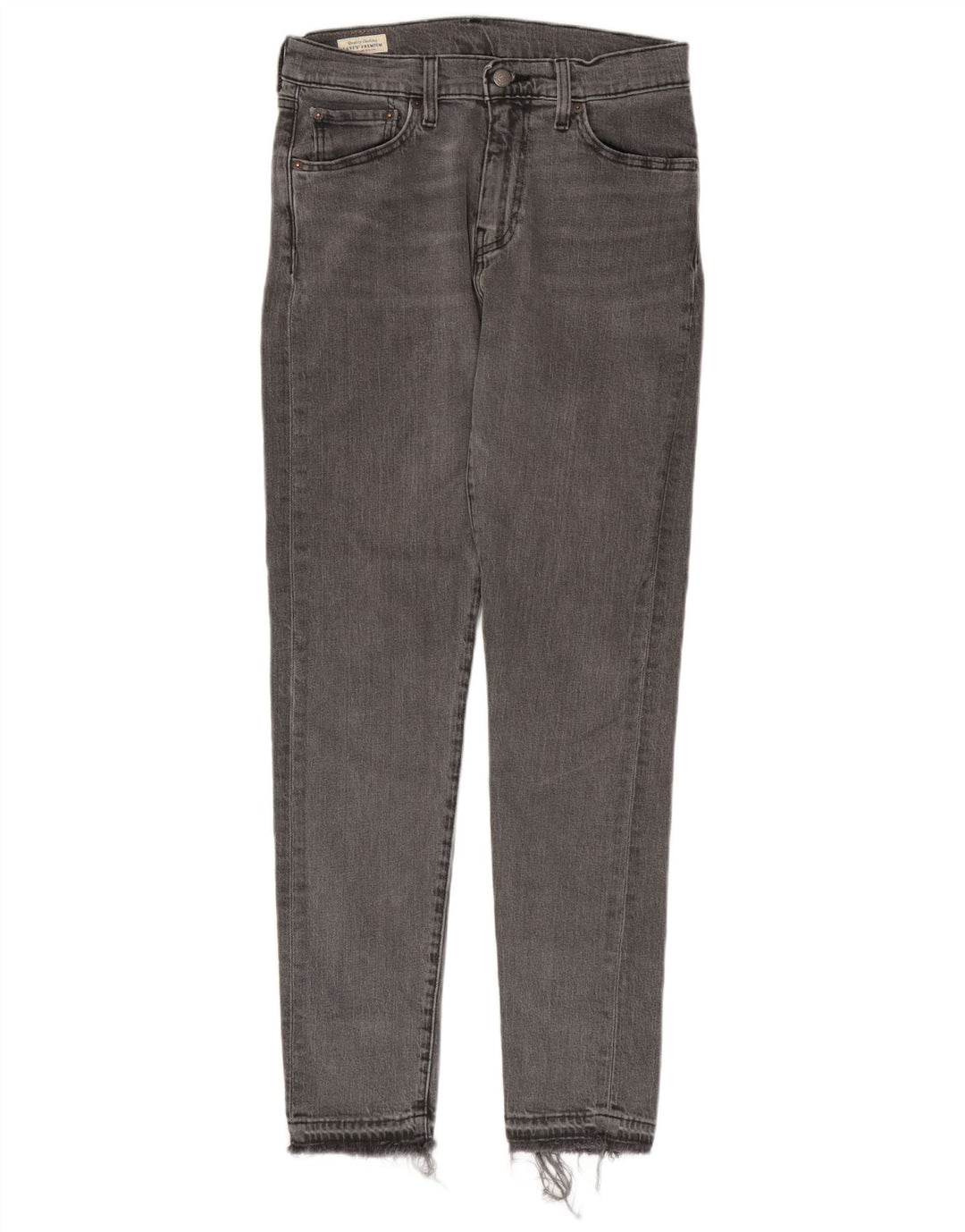 Levi's Damen 512 Slim Tapered Jeans W30 L32 Graue Baumwolle