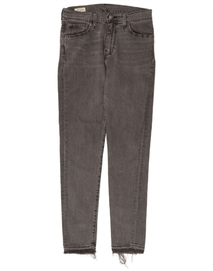 Levi's Damen 512 Slim Tapered Jeans W30 L32 Graue Baumwolle