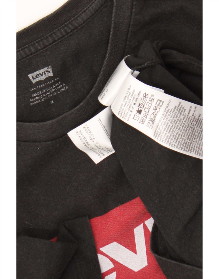Levi's Herren-T-Shirt mit Grafik, mittelschwarze Baumwolle