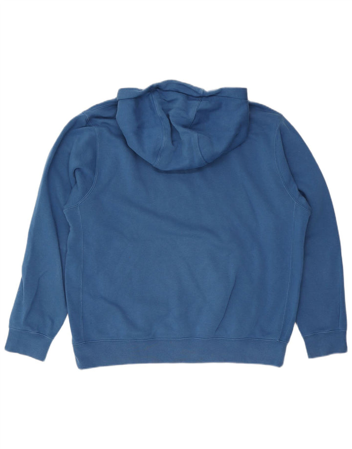 Nike Herren Kapuzenpullover, groß, aus blauer Baumwolle