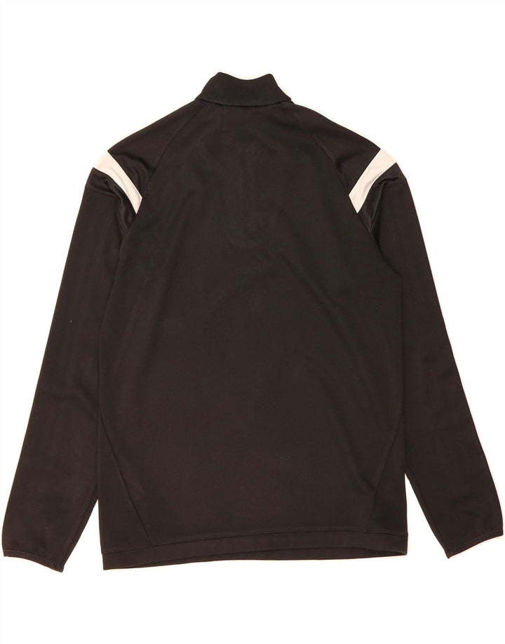 ADIDAS Boys Climacool Pullover Tracksuit Top 13-14 Years XL Black Vintage Adidas and Second-Hand Adidas from Messina Hembry 