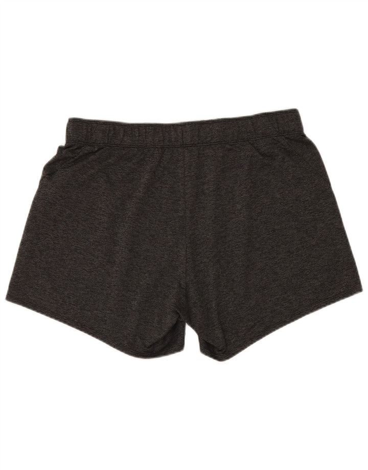 NIKE Womens Dri Fit Sport Shorts UK 16 Large Grey Polyester