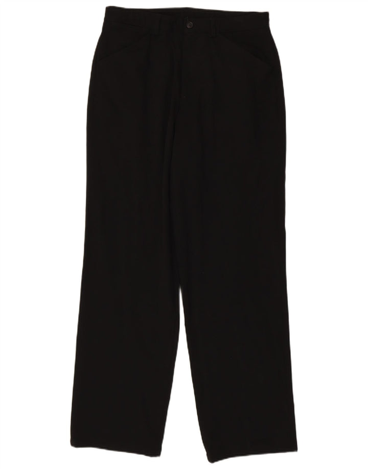 Marks & Spencer Gerade Freizeithose für Herren, W30, L31, Schwarz, Polyester